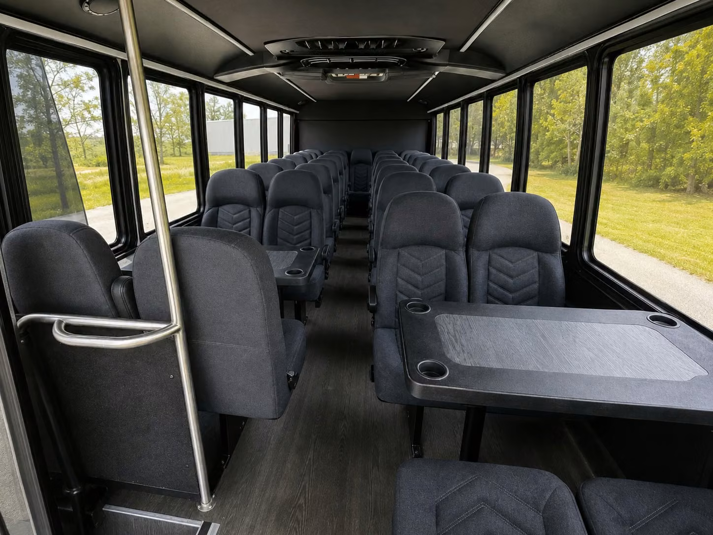 15 passenger minibus inside