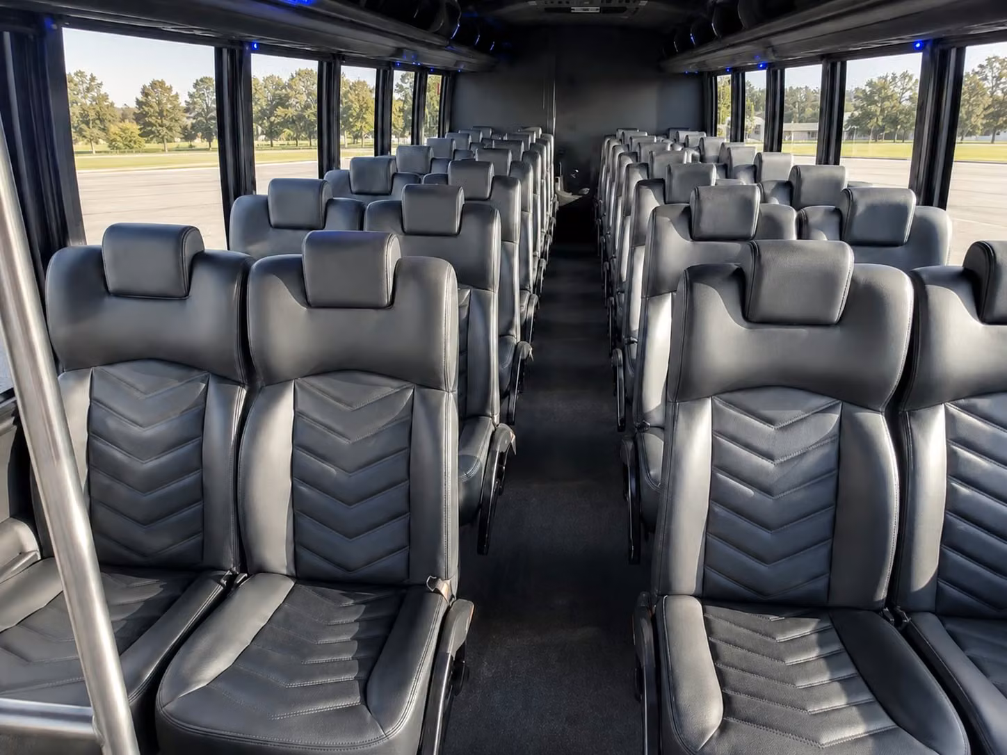 15 passenger minibus interior