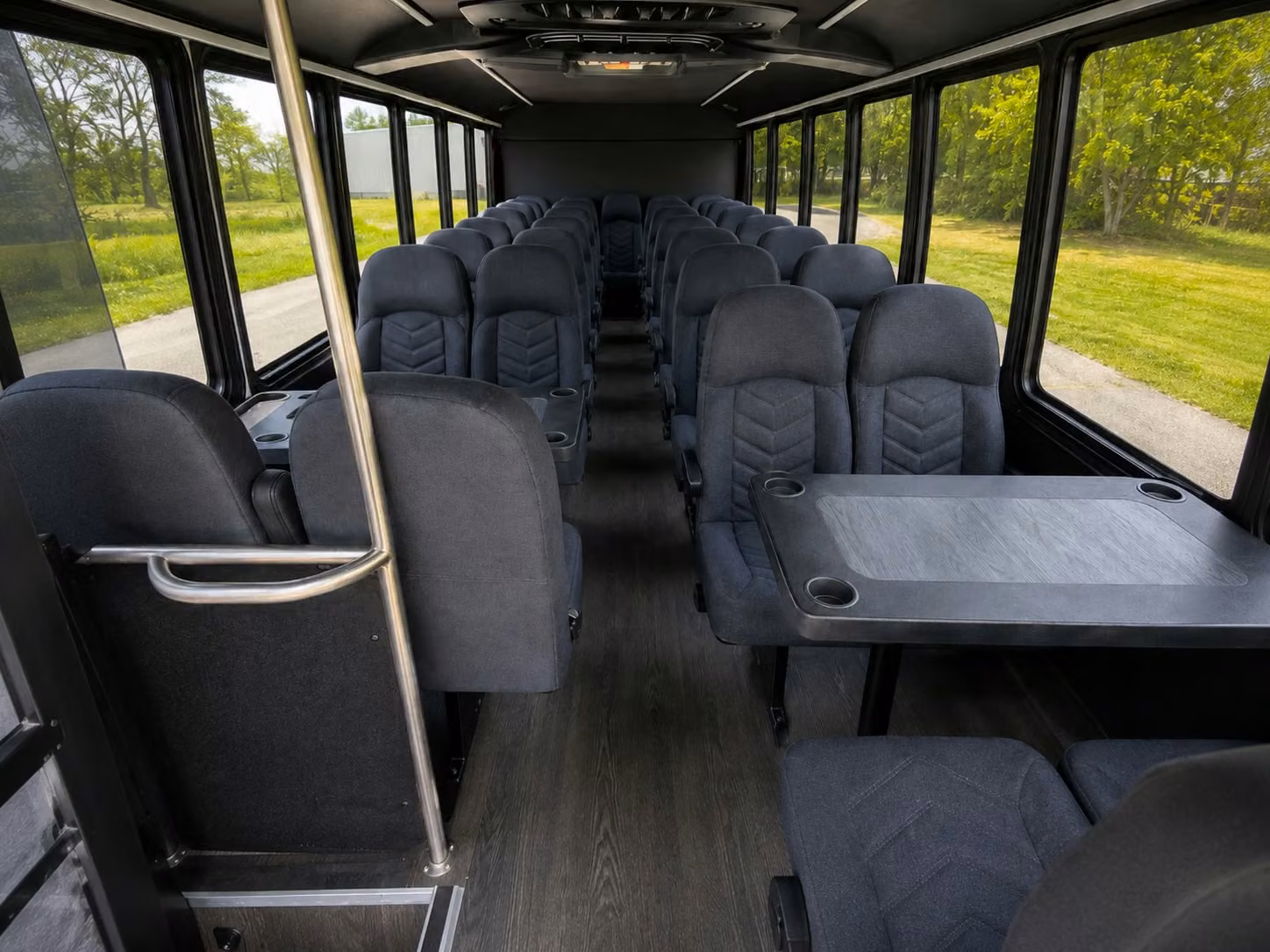 18 passenger minibus interior