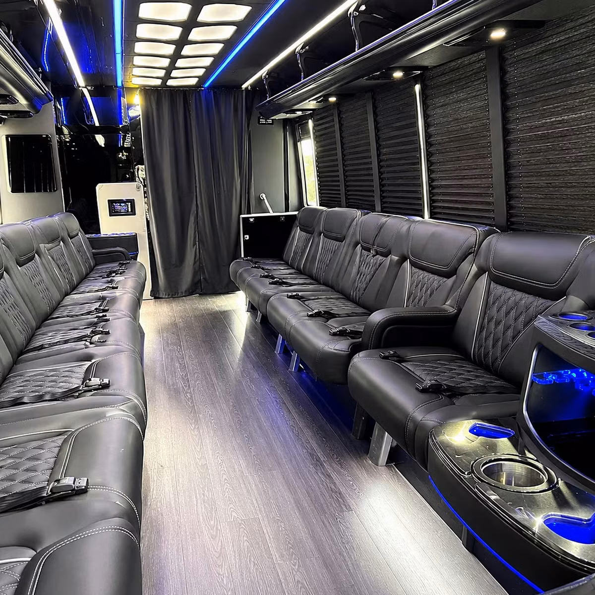 party bus interior