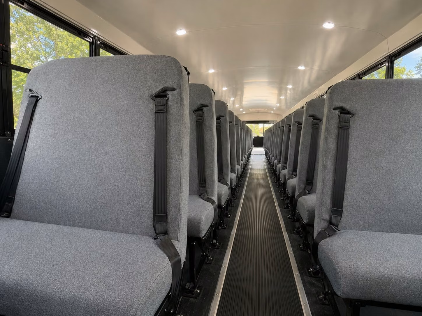 school bus interior
